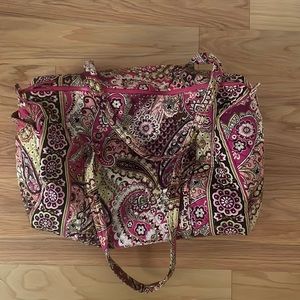 Large Vera Bradley Travel Tote.